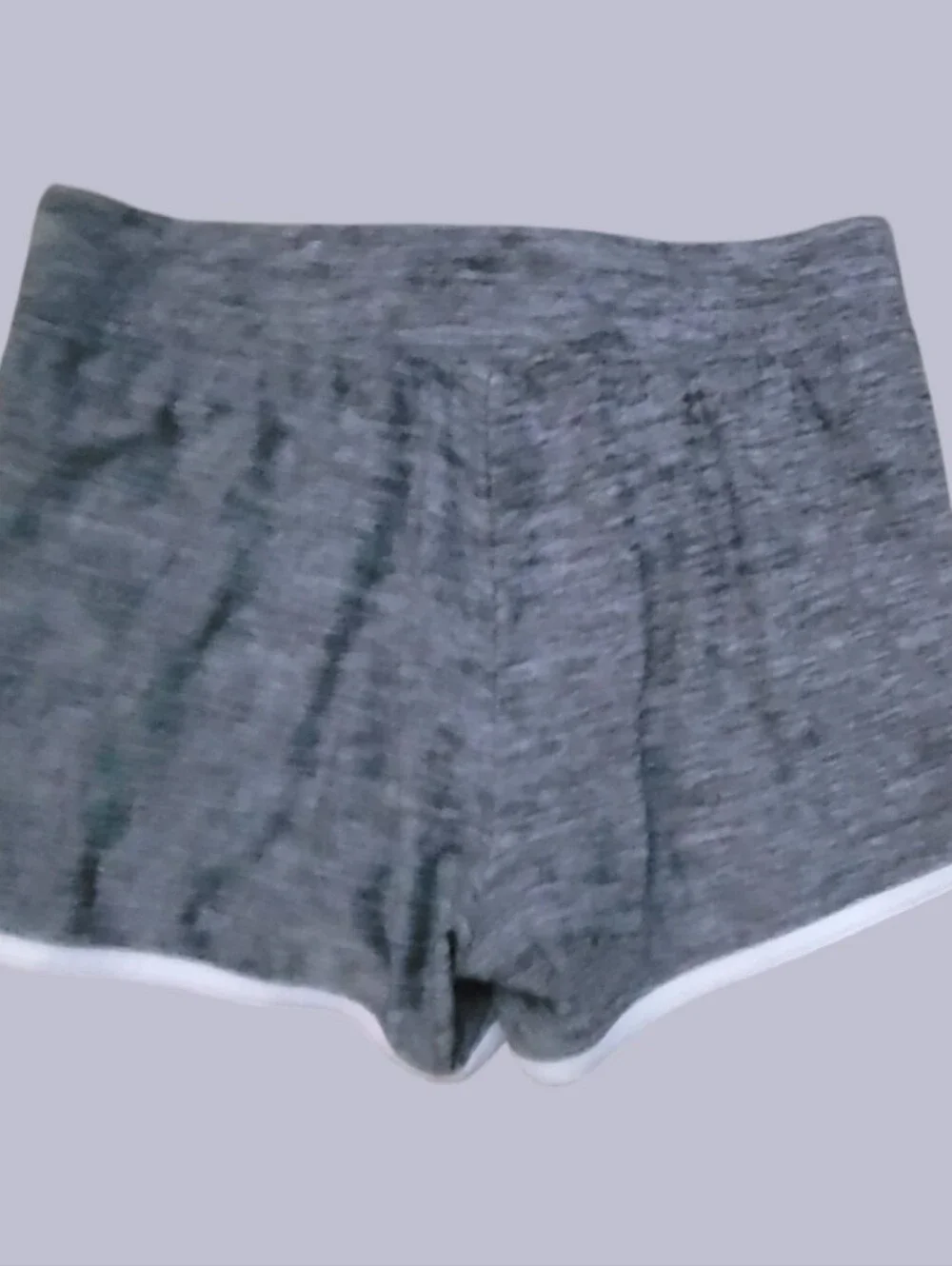 Justice Girl's Heathered Gray Dophin Shorts